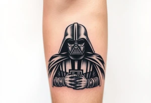 Darth Vader king of spades tattoo idea