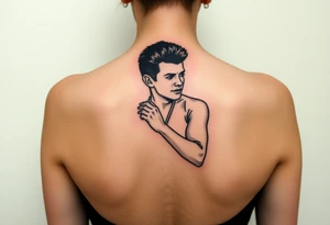 Rick Astley Never Gonna Give You Up Dance Pose tattoo idea