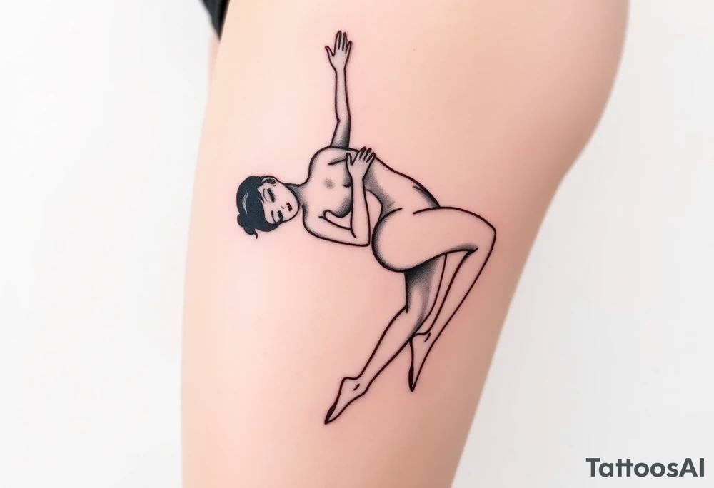 Contortionist tattoo idea