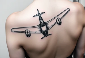 P-38 bomber tattoo idea