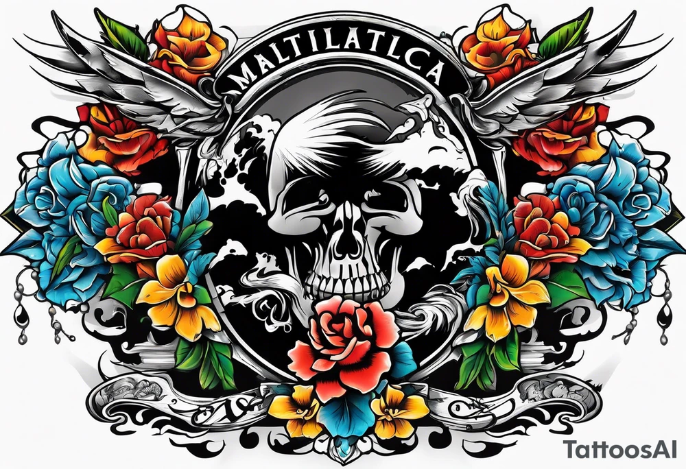 1974 in Metallica font tattoo idea