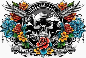 1974 in Metallica font tattoo idea