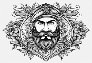Tattoo of bluey dad tattoo idea