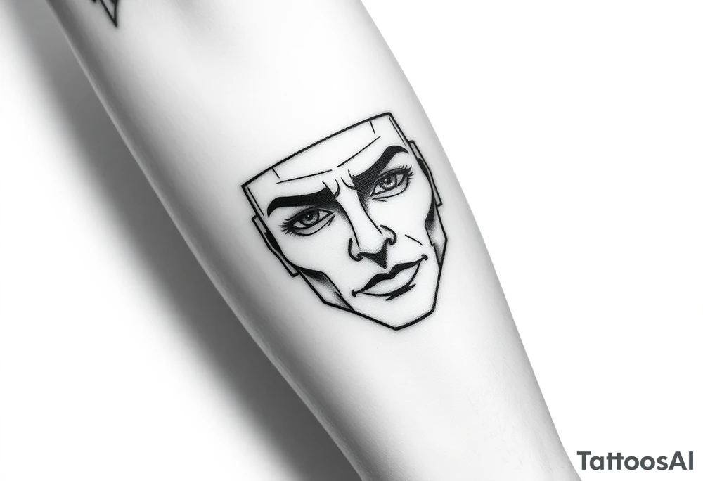 poker face tattoo idea