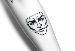 poker face tattoo idea