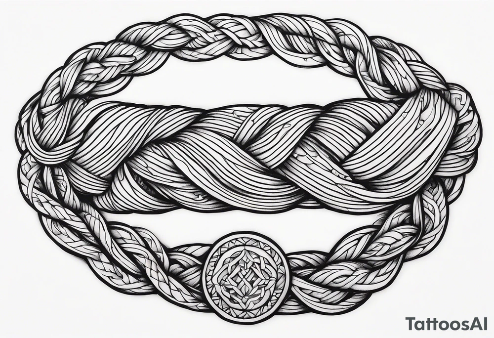 at the end of the rope tattoo idea