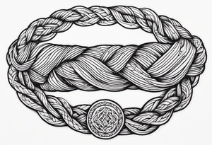 at the end of the rope tattoo idea
