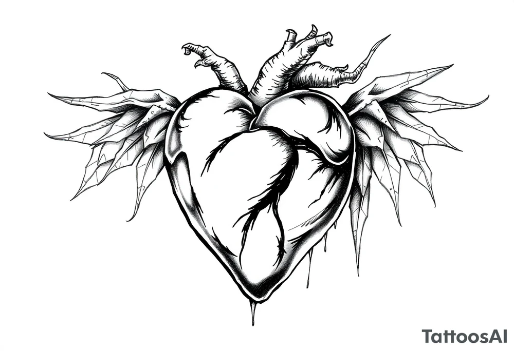 Heart hurts tattoo idea