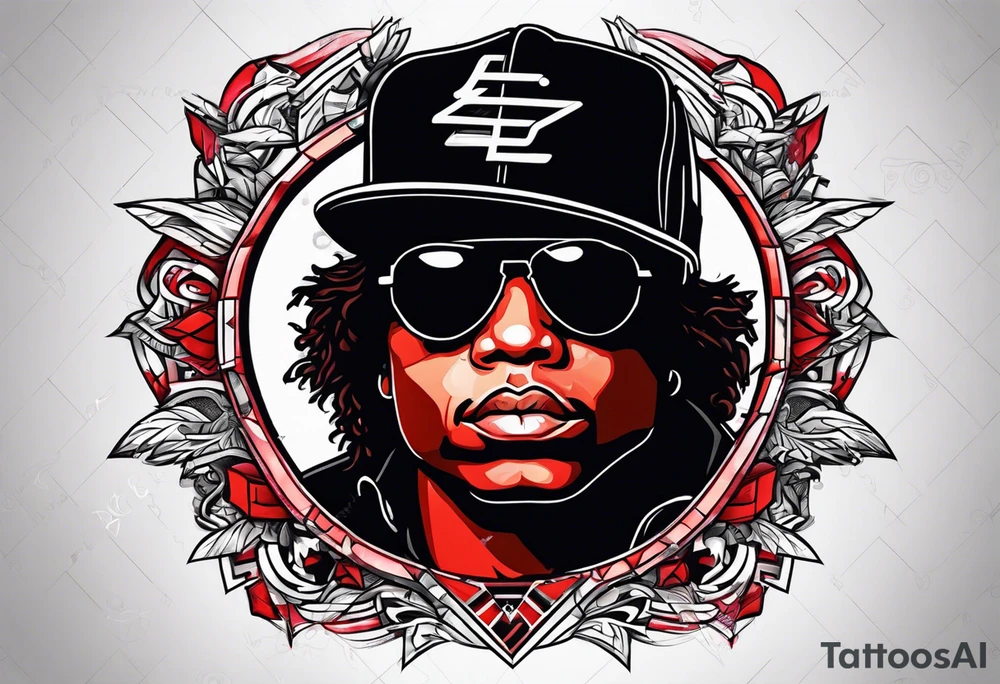 eazy E red tattoo idea