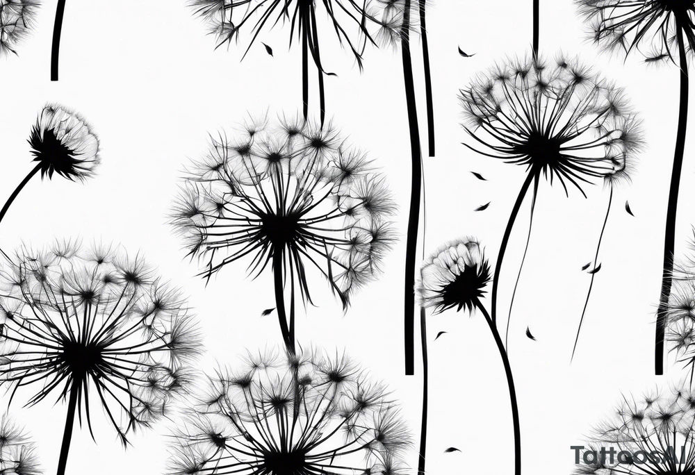 Dandelion tattoo idea