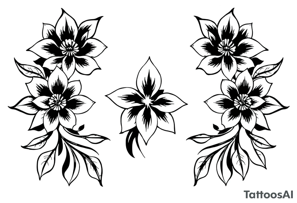 Flowers tattoo idea