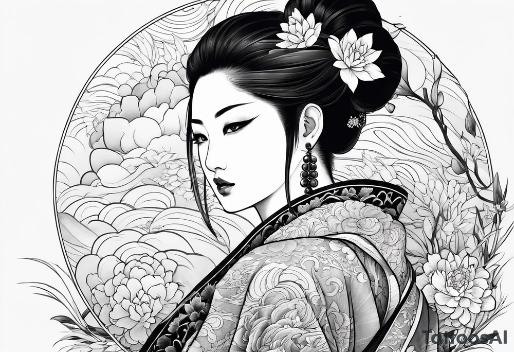 traditional irezumi tattoo idea