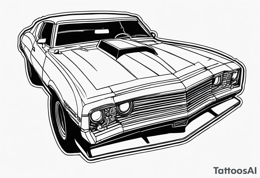 Mad max v8 interceptor road war tattoo idea