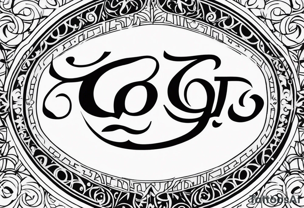 let god tattoo idea
