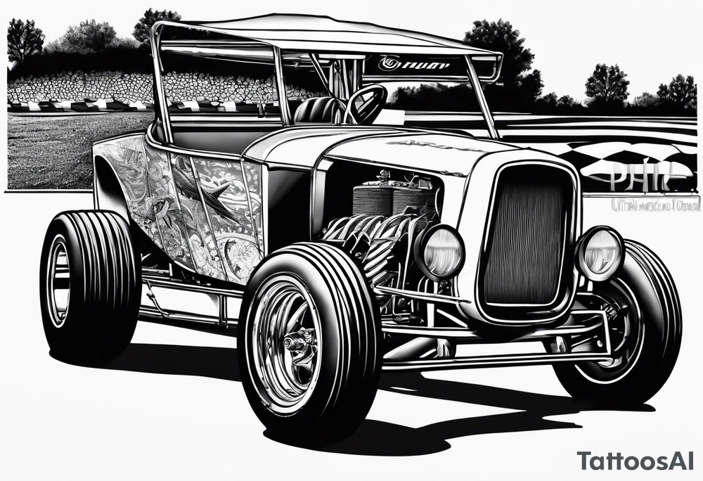 Sprint car, #2, mom, dad, fishing tattoo idea