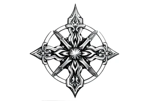 Celtic star tattoo idea