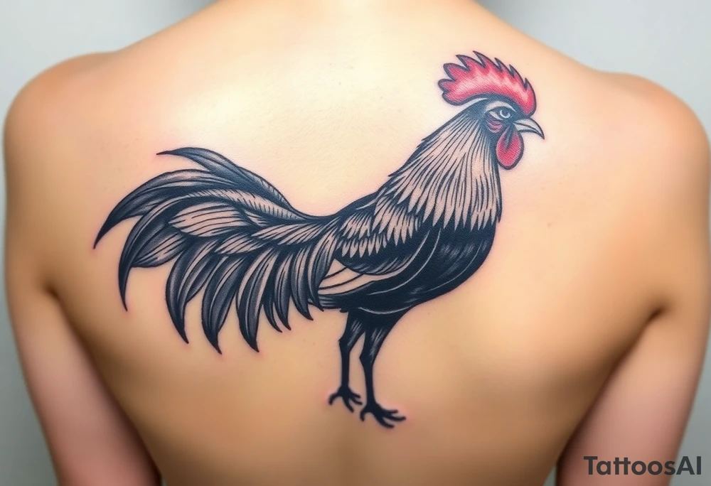 Beautiful big black cock tattoo idea
