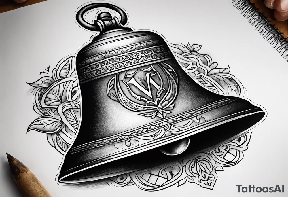 A Bell with the name Valor tattoo idea