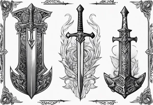 Master sword tattoo idea