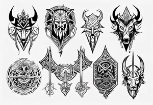 Norse mythology tattoo idea