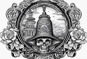 A Bell with the name Valor tattoo idea