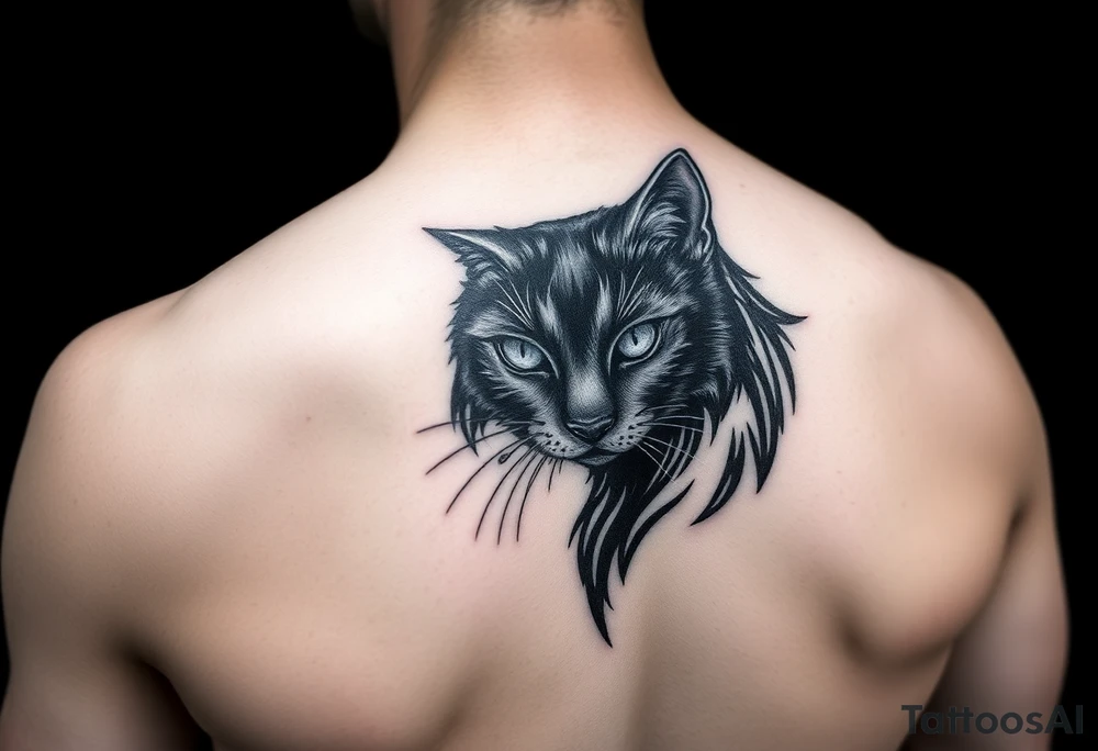 Black Cat tattoo idea