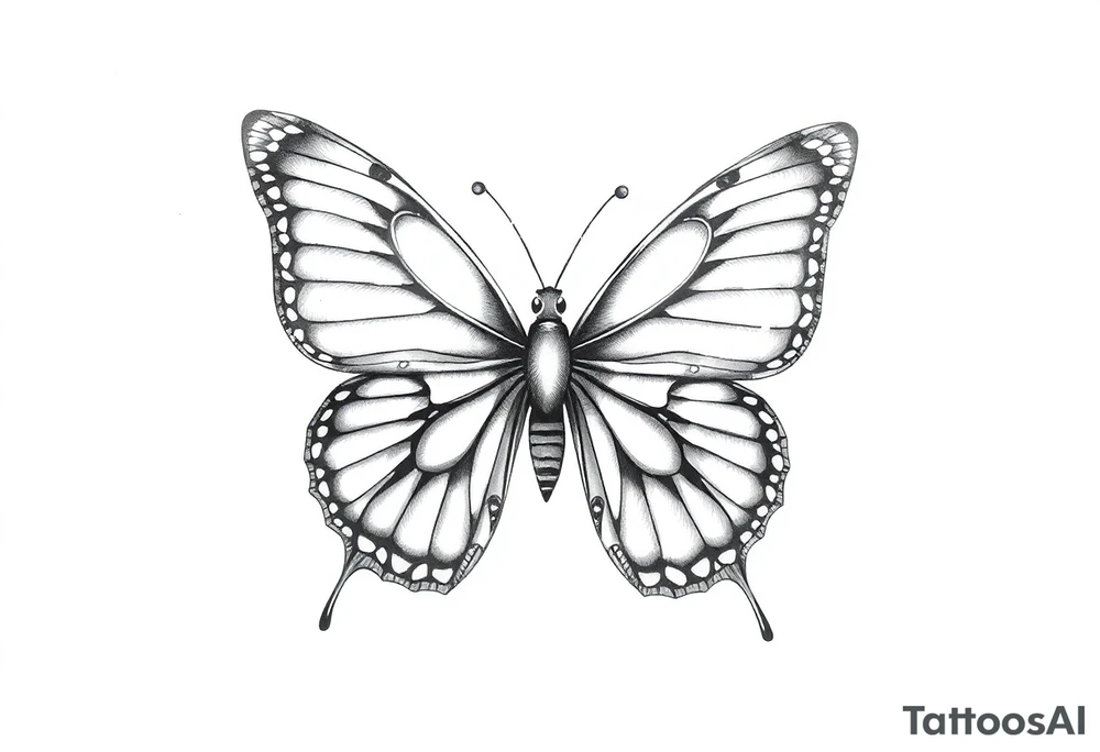 butterfly tattoo idea