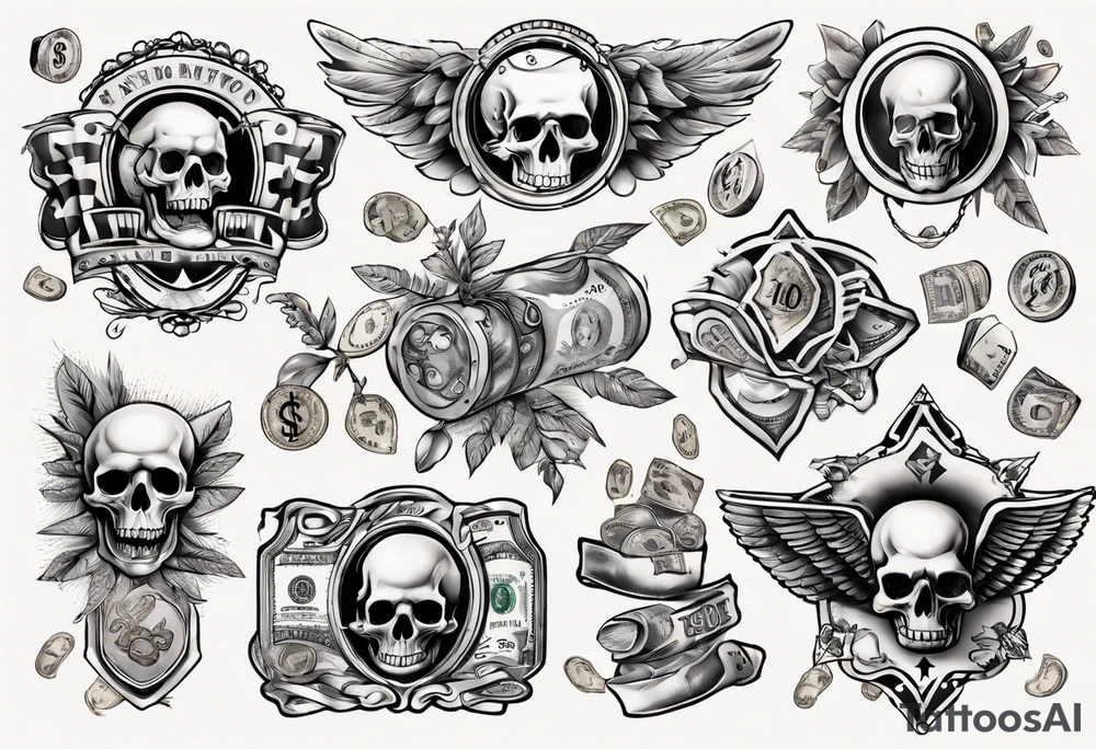 Money tattoo idea