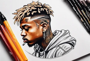 Juice wrld tattoo idea