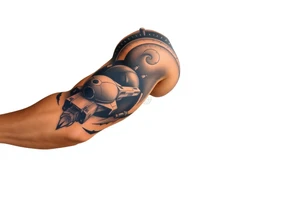 Outer space tattoo idea