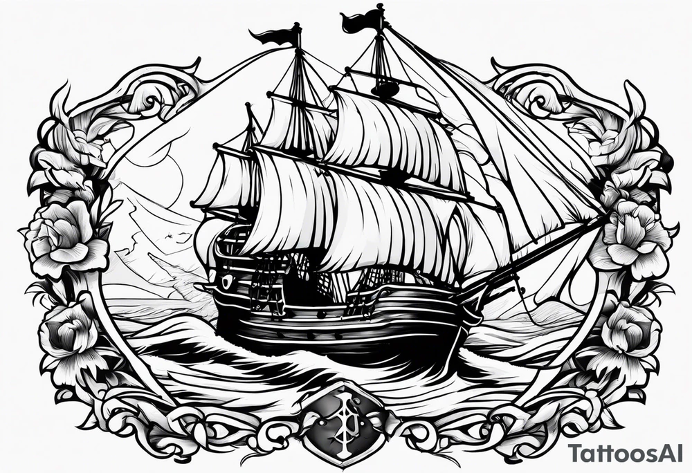 Pirate flags tattoo idea
