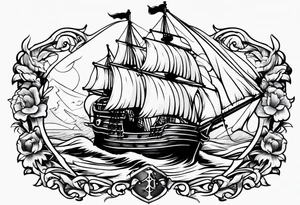 Pirate flags tattoo idea