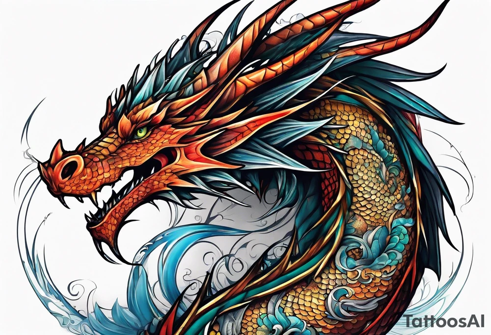 dragon tattoo idea