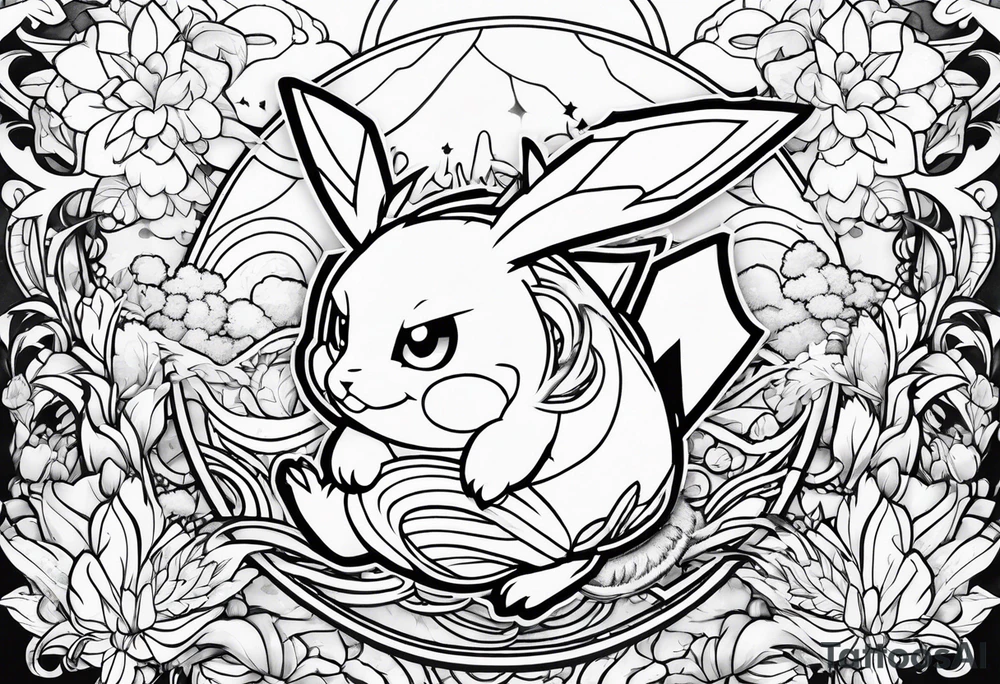 starter pokemon tattoo idea