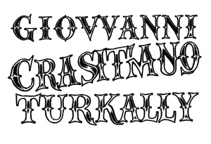 Giovanni Cristiano Maximus Turkaly tattoo idea