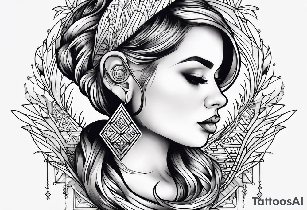 Sourd d’une oreille tattoo idea