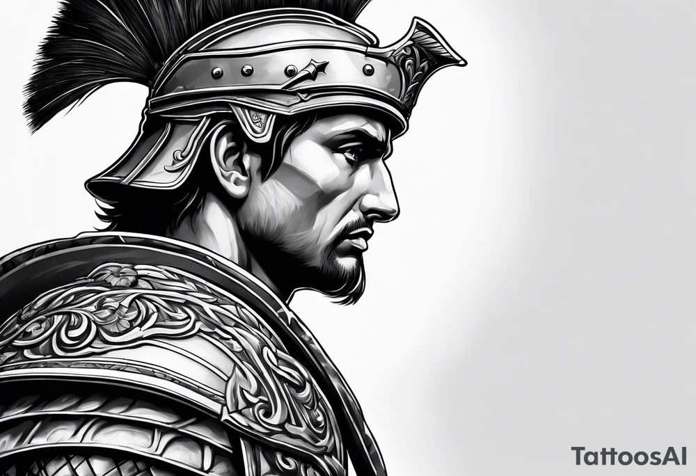 Roman soldier tattoo idea
