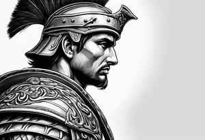 Roman soldier tattoo idea