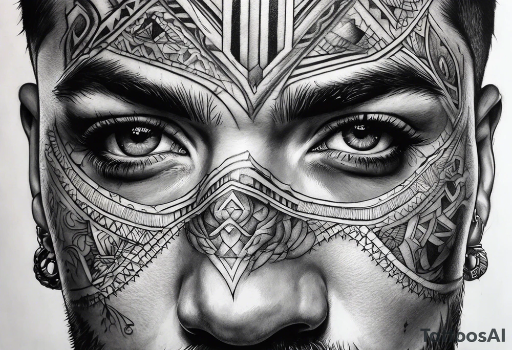 discipline and consistency surrounded by a face tattoo idea discipline and consistency surrounded by a face tattoo idea