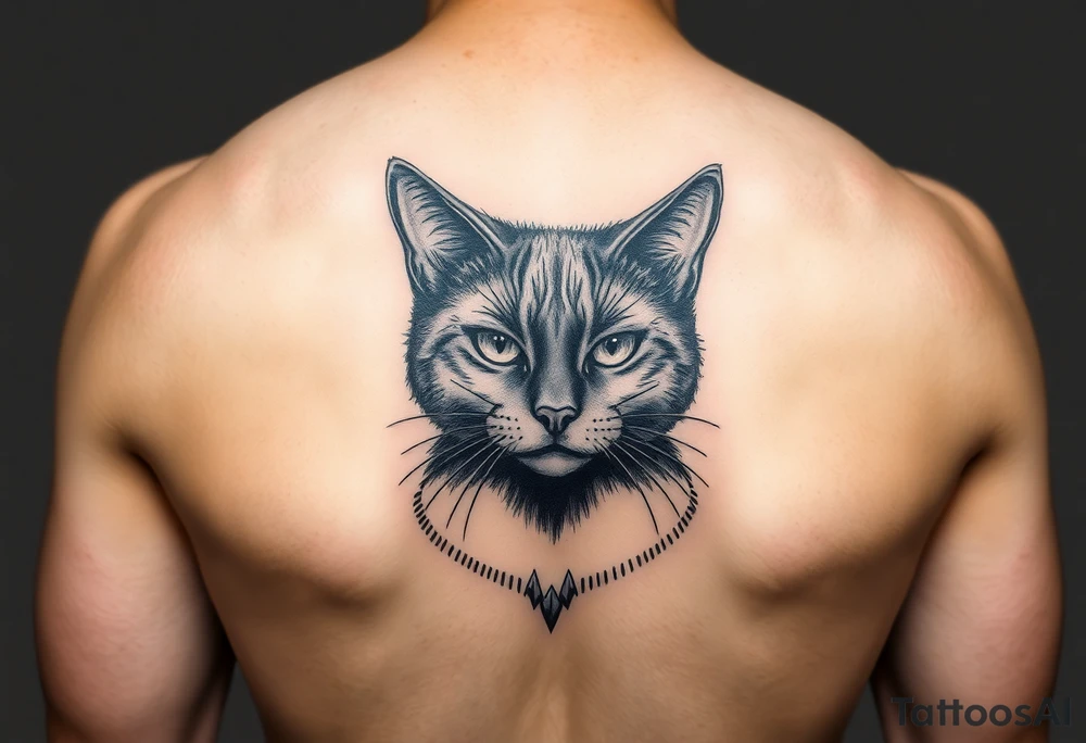 Black Cat tattoo idea