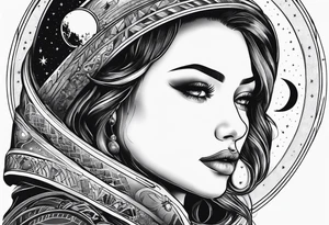 A tattoo that reflects my interest in astronomy. tattoo idea