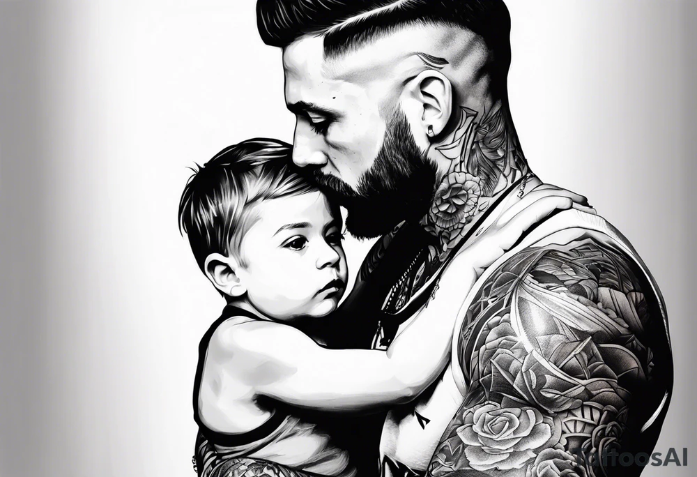 father and son tattoo tattoo idea