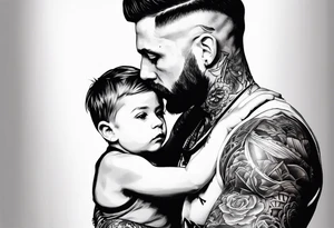 father and son tattoo tattoo idea