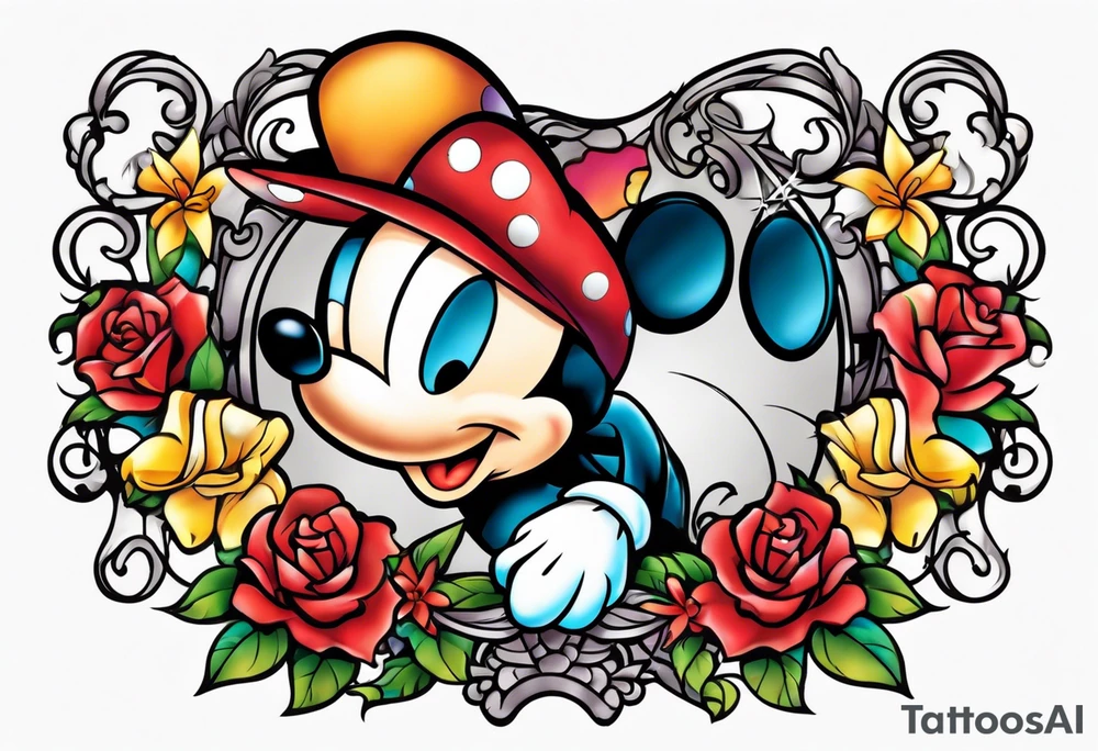 Disney new beginnings cover up puzzle piece tattoo idea