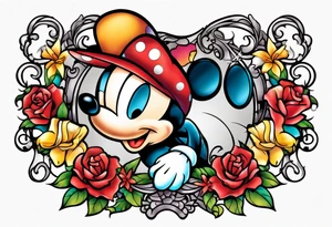 Disney new beginnings cover up puzzle piece tattoo idea