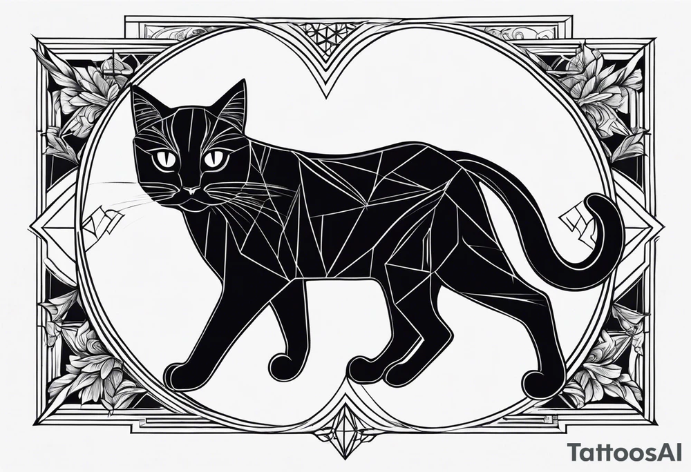 Black Cat tattoo idea