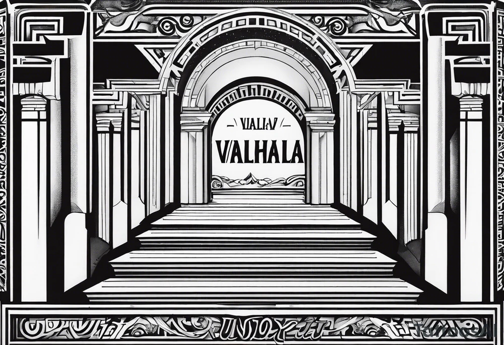 Valhalla 
 steps tattoo idea