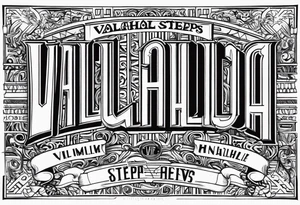 Valhalla steps tattoo idea