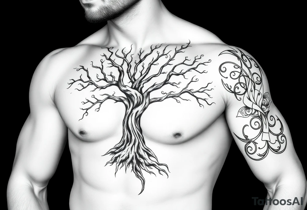 Tree of life celtic tattoo idea