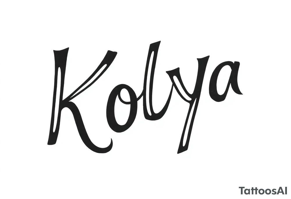 Kolya tattoo idea